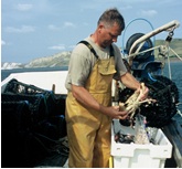Man With Crab