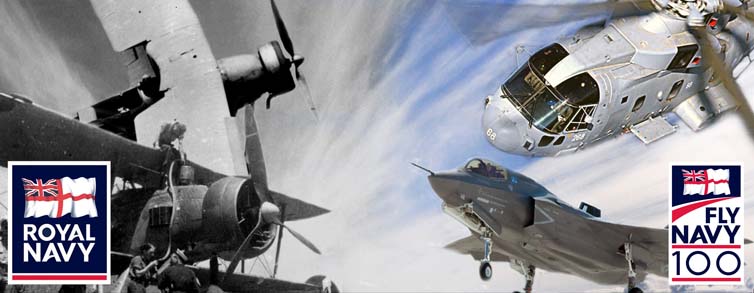 fly navy banner