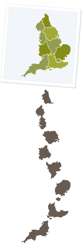 Regional map selector