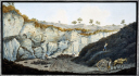 picture number:10306281 Title:Lava strata from Mount Vesuvius, Kingdom of Naples, c 1767. picture number:10306281 Title:Lava strata from Mount Vesuvius, Kingdom of Naples, c 1767.