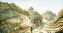 picture number:10306366 Title:Road leading from Grotto of Pausilipo to Pianura, Kingdom of Naples, c 1767. picture number:10306366 Title:Road leading from Grotto of Pausilipo to Pianura, Kingdom of Naples, c 1767.