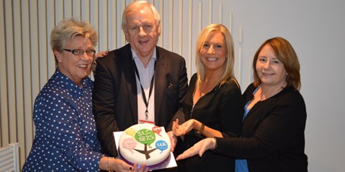 Some SLC's longest serving employees celebrating the anniversary.